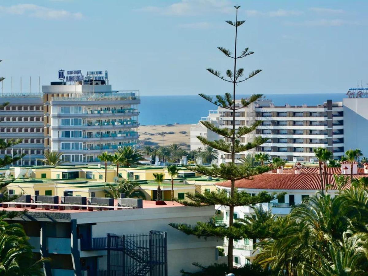 Penthouse In Playa Del Ingles With Lovely View Apartment Ngoại thất bức ảnh